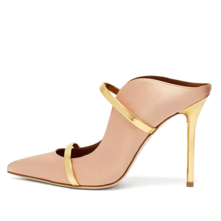 Gilded Blush – Rose Gold & Gold High Heel