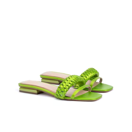 Emerald Green – Flat Heel